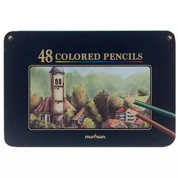 Контейнер для цветных карандашей Culture Pencil премиум-класса, 48 цветов, 1 шт., корейские игрушки