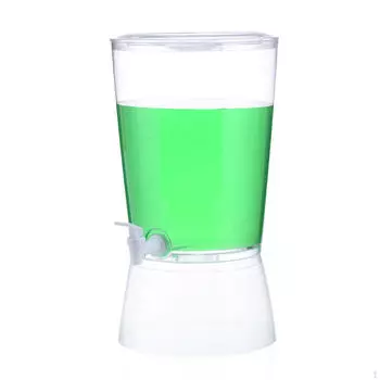 Контейнер для диспенсера для напитков, 9 л, «шведский стол» с крышкой, герметичная подставка для бутылок, прозрачный горшок для хранения