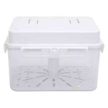 Контейнер для ферментации кимчи, большая емкость, хорошая герметизация, прямоугольный, для маринования и ферментации кимчи B 5L