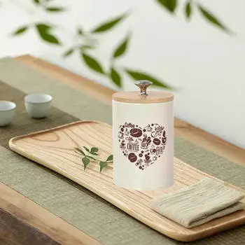 Контейнер для хлопьев, банка для кофе, чая, сахара, герметичная крышка, кухонная банка для еды A