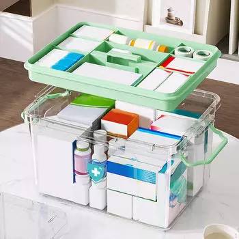 Контейнер для хранения, Аварийный ящик, Комплекты, Первая помощь для автомобиля, Транспортное средство, blue_M