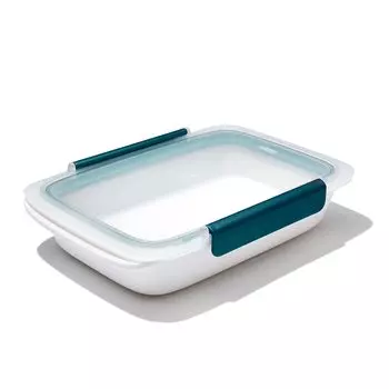 Контейнер для хранения бенто OXO Prep Go Food Container подходит для микроволновой печи и 1,2 л белый