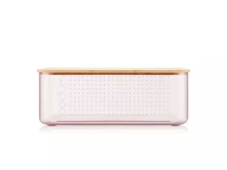 Контейнер для хранения BODUM BISTRO Bistro Bread Box 80th Anniversary Limited Клубника Пластиковые продукты питания Разные товары Организация хранения [Подлинный