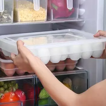 Контейнер для хранения большой емкости для хранения свежих портативных уникальных кухонных яиц для яиц