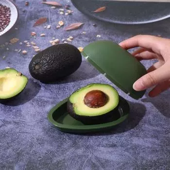 Контейнер для хранения еды Avocado Food Saver, пищевой, без BPA, легко моется 1pc