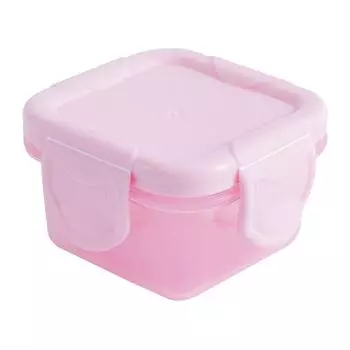 Контейнер для хранения еды, герметичный мини-контейнер для еды для домашних животных, лекарств, наживок для рыб, крючков, ювелирных изделий ярко-розовый