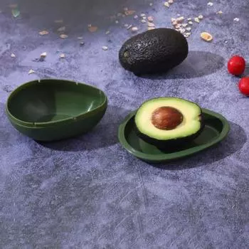 Контейнер для хранения еды Yousheng Avocado Food Saver, пищевой, без бисфенола А, легко моется, безопасен для холодильника, портативный, многоразовый, для авокадо 1pc