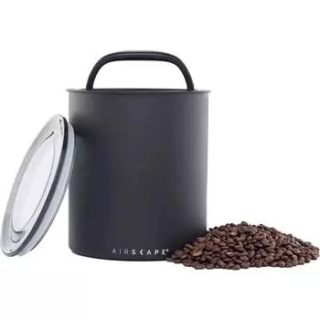 Контейнер для хранения кофе - большой пищевой контейнер с запатентованной герметичной крышкой и двухходовым клапаном, сохраняющим свежесть. Вмещает 2,2 фунта.