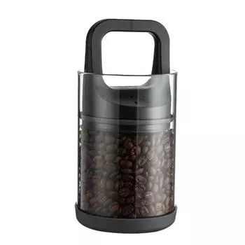 Контейнер для хранения кофейных зерен Герметичные вакуумные кофейные канистры Запечатанные канистры для порошка Стеклянные канистры