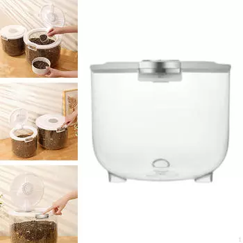 Контейнер для хранения корма для кошек и собак, большой емкости, рис S