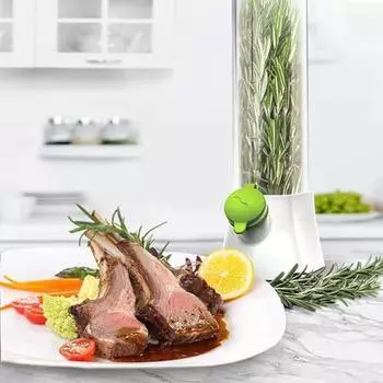 Контейнер для хранения овощей, легкослива, небьющаяся бутылка для хранения трав, воздухонепроницаемая пластиковая емкость для хранения на кухне