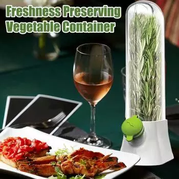 Контейнер для хранения овощей, легкослива, небьющаяся бутылка для хранения трав, герметичная пластиковая емкость для консервирования