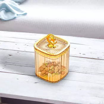 Контейнер для хранения пищевых продуктов в виде конфетной банки и печенья для кухни с сахарными орехами green small