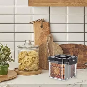 Контейнер для хранения продуктов AirTight, не содержащий бисфенола-А, штабелируемый, с широким горлышком, герметичная коробка с легкой вытяжкой, товары для дома 1200ml