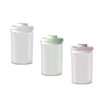 Контейнер для хранения продуктов Кофейные зерна Орехи Многоразовый контейнер для специй Кимчи Банка для хлопьев Банка для чая Конфеты Запечатываемая банка розовый