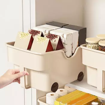 Контейнер для хранения, ящик для хранения, держатель для специй на колесиках, органайзер, коробки для дома