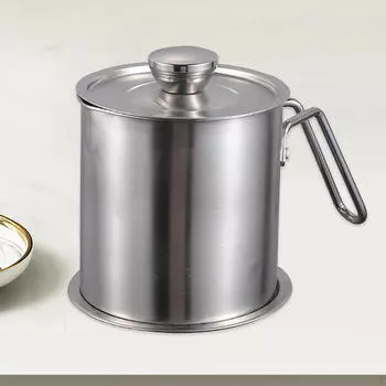 Контейнер для хранения растительного масла с сетчатым фильтром, пылезащитная крышка, многофункциональная банка 1.4L