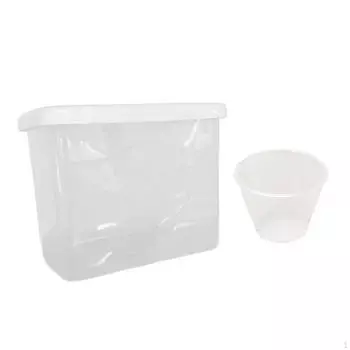 Контейнер для хранения риса 12,5 кг, органайзер для круп, герметичный многоцелевой кухонный контейнер для зерна чистый