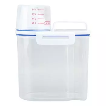 Контейнер для хранения риса, контейнеры для зерновых культур, дозатор, герметичный носик для заливки, контейнер для хранения продуктов с L