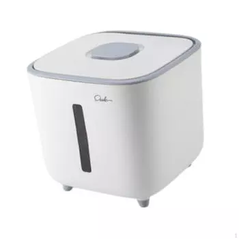 Контейнер для хранения риса с крышкой, универсальный контейнер для кухни и кладовой White 5 KG