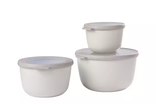 Контейнер для хранения Rosti Mepal CIRQULA High Nordic White, набор из 3 шт. 5703062NW