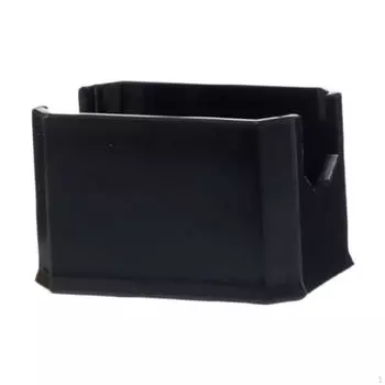 Контейнер для хранения сахарных пакетиков и чайных пакетиков дома 8.2x5.2x5.1cm чёрный