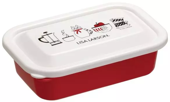 Контейнер для хранения Skater Lisa Larson Kitchen S 580 мл пушистая крышка для еды ланч-бокс Сделано в Японии LFP6-A