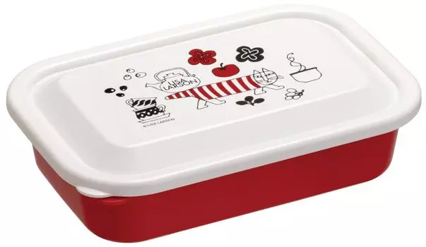 Контейнер для хранения Skater Lisa Larson Kitchen M 830 мл с пушистой крышкой, легкий контейнер для ланча, сделано в Японии LFP8-A