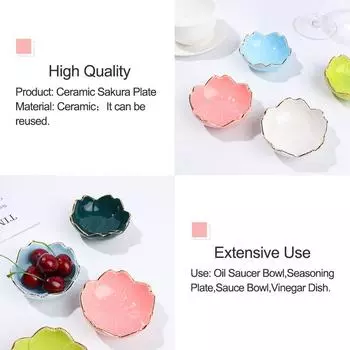 Контейнер для хранения соуса, тарелка для приправ, керамическая тарелка, масляная тарелка, керамическая посуда для цветов