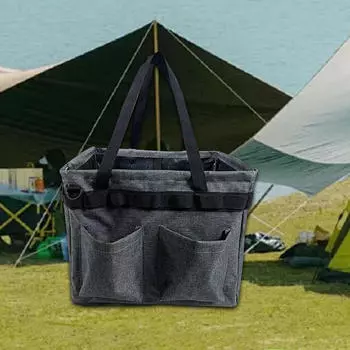 Контейнер для инструментов с большим объемом для хранения и защитой серый