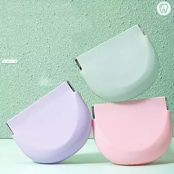 Контейнер для каппы, сумка для протезов, силиконовый футляр для протезов, коробка для купания протезов, коробка для хранения вставных зубов