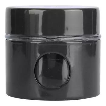 Контейнер для кофейных зерен, железный стеклянный мини-запечатанный стакан, кухонный резервуар для хранения кофейных зерен, черный