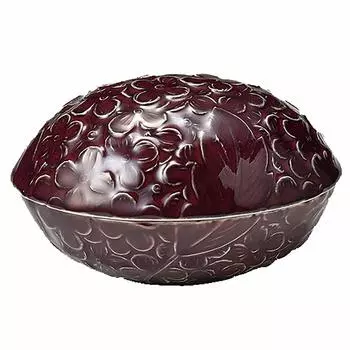 Контейнер для конфет aito Seisakusho Bonbonniere 11 x 9 см, фиолетового цвета, цвет Mino Ware, можно мыть в посудомоечной машине, можно использовать в микроволновой печи, сделано в Японии, 267853 «Lien», прибл.