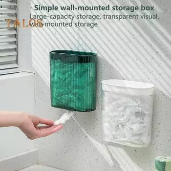 Контейнер для консервационной пленки, пробойник, бесплатное хранение, влагостойкий, простой, прозрачный, видимый, коробка для консервирующей пленки, кухонный гаджет зелёный