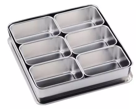 Контейнер для лекарств среднего размера Clover Press 6 штук 18-8