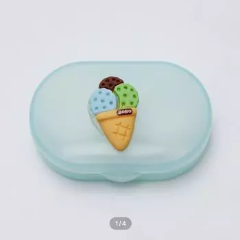 Контейнер для линз Candy, мятный