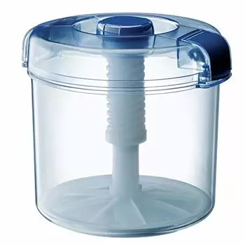 Контейнер для маринованных огурцов Risu R-40, круглый, прозрачно-голубой, 1,1 галлона (4 л), High Pet, рецепт прилагается, сделано в Японии