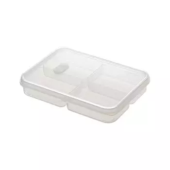 Контейнер для мяса для холодильника, контейнер для органайзера для закусок, контейнер для хранения, контейнер для мяса One Size белый