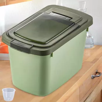 Контейнер для муки, ящик для хранения зерна для риса и круп белый