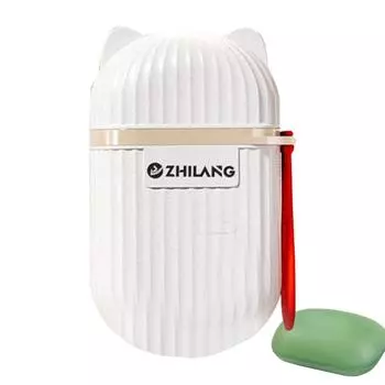 Контейнер для мыла с крышкой, переносная герметичная мыльница, держатель для мыла, переносная мыльница со сливным слоем, держатель для мыла для путешествий