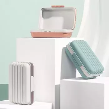 Контейнер для мыла со сливной крышкой, легкий доступ, прочная герметичная посуда, аксессуары для ванной комнаты белый