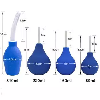 Контейнер для очистки клизмы Очиститель влагалища и анального душа Шарик для очистки клизмы для женщин и мужчин 89ml
