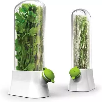 Контейнер для овощей и трав Anti Crush Eco-Friendly Crisper Creative Cilantro Crisper Cups чёрный