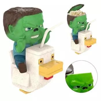 Контейнер для попкорна 3D Ведро для попкорна Ведро для попкорна и стаканчик для попкорна в наборе One Size