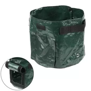 Контейнер для посадки, сумка для выращивания овощей, домашний садовый инструмент, утолщенный садовый горшок, полиэтиленовая ткань, 1 шт., сеялка для выращивания картофеля «сделай сам» 3 Gal