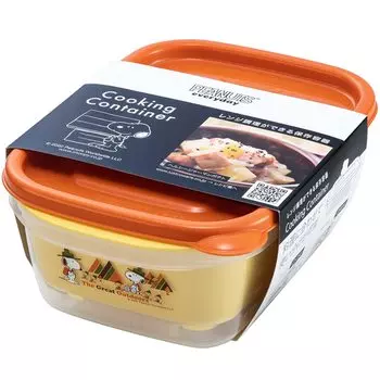 Контейнер для приготовления вареных овощей Iwasaki Kogyo Snoopy квадратного типа