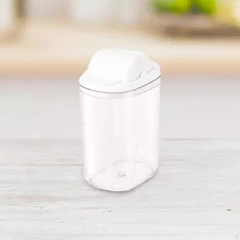 , Контейнер для приправ, Банка с крышкой, для хранения и подачи, Бутылка, Хранение на кухне 1 white
