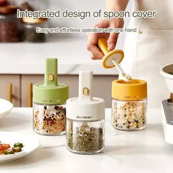 Контейнер для приправ пищевого качества Прозрачный контейнер для хранения пищевых продуктов