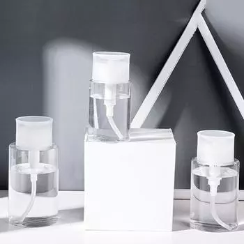 Контейнер для снятия лака Пустой флакон с дозатором Бутылка для снятия макияжа Пресс-дозатор 150ml