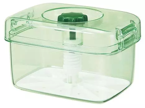 Контейнер для солений Shinki Gosei Dragonfly Pickle, легко маринуется, 4,1 литра, скелет, зеленый, ширина 27 см x глубина 17,5 см x высота 16 см